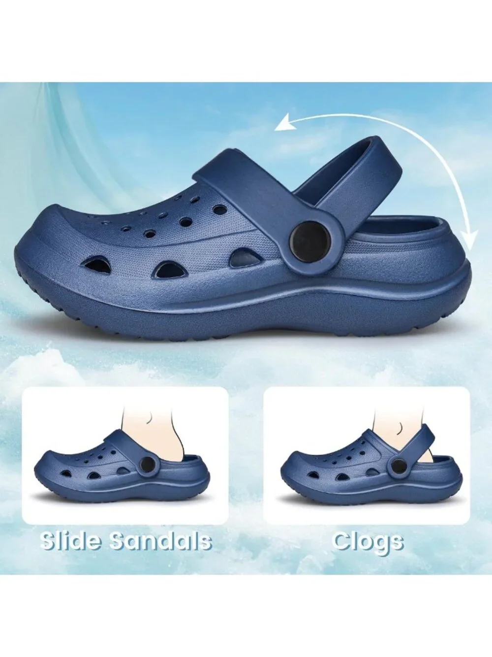 Unisex Kids Clogs - Cartoon Garden Slides, Beach Sandals & Indoor/Outdoor